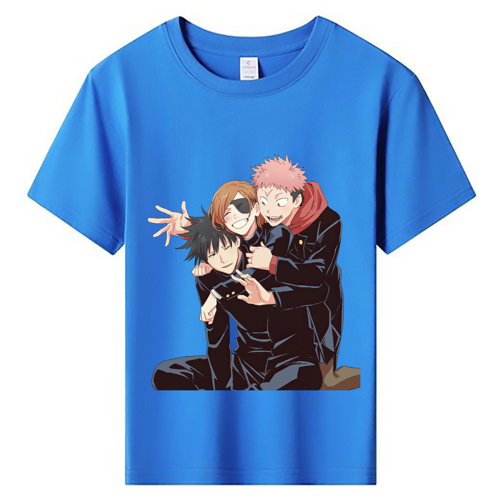 （画像用） 呪術廻戦 Jujutsu Kaisen 綿100％キッズTシャツ（フロントプリント）